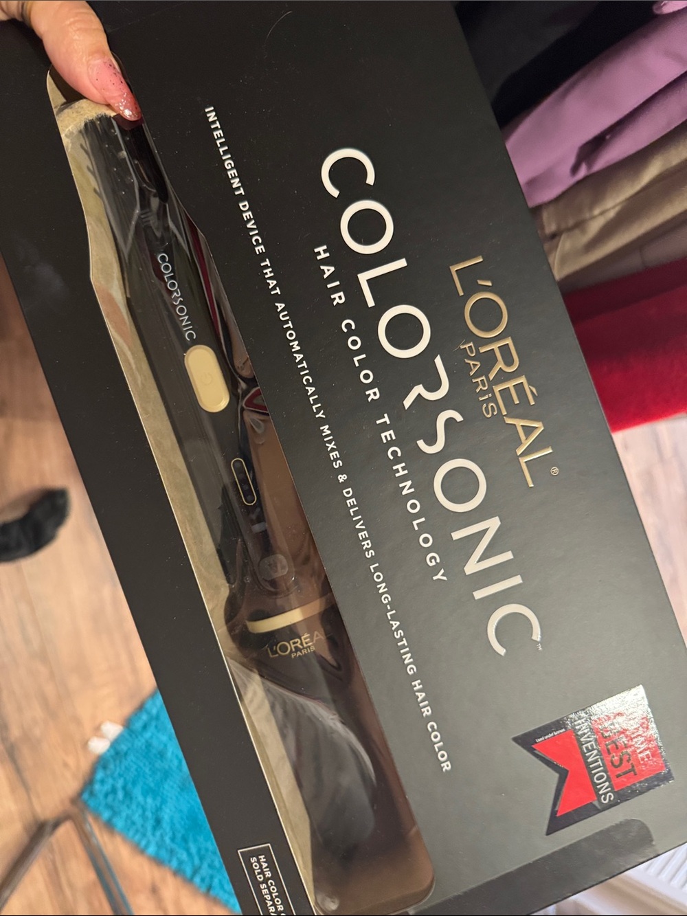 L'Oreal ColorSonic Hair Coloring Tool - Black & Gold Accent